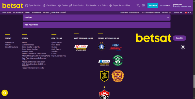 Betsat Hoş Geldin Bonusu