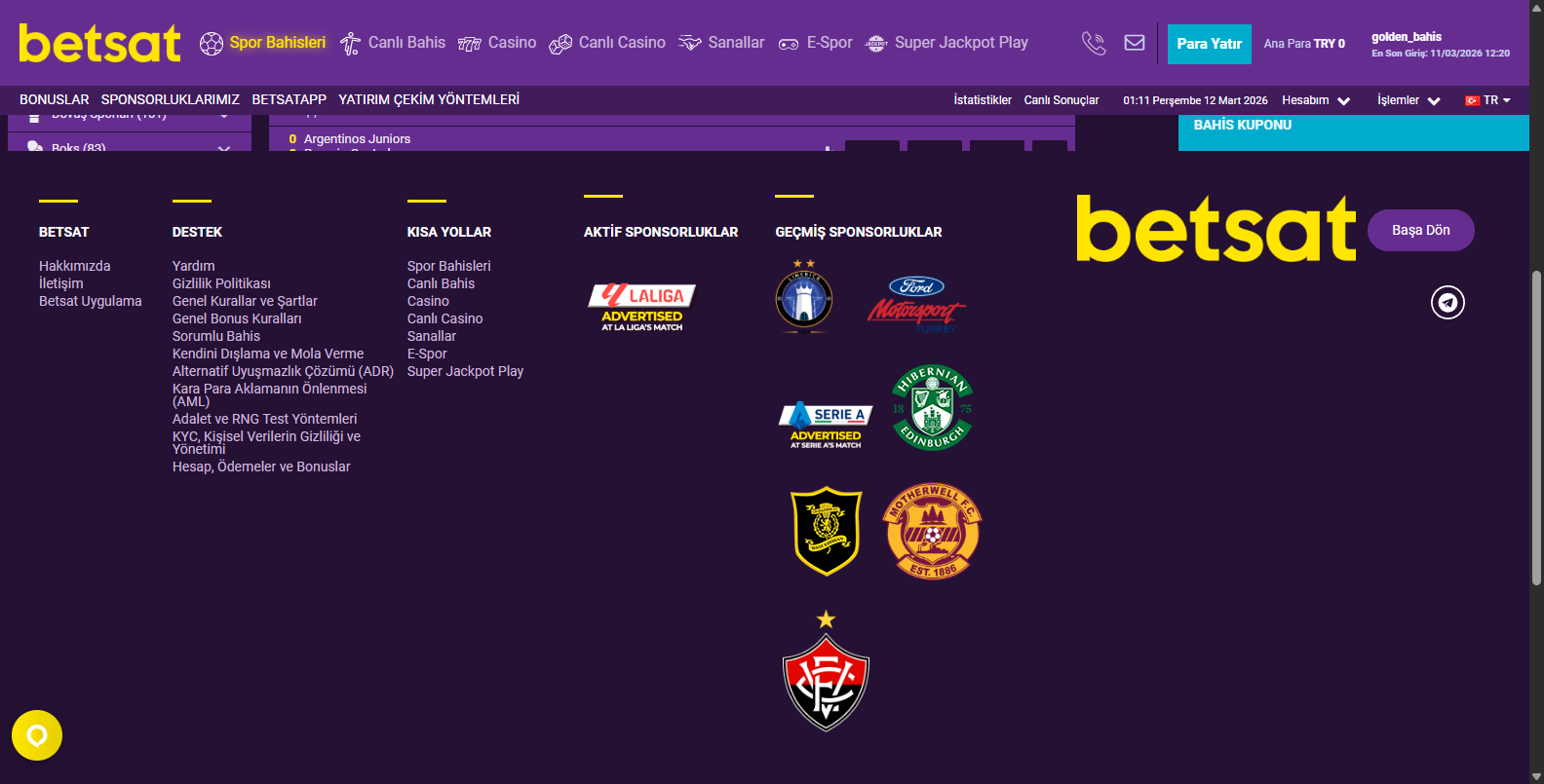 Betsat Bahislere Giriş