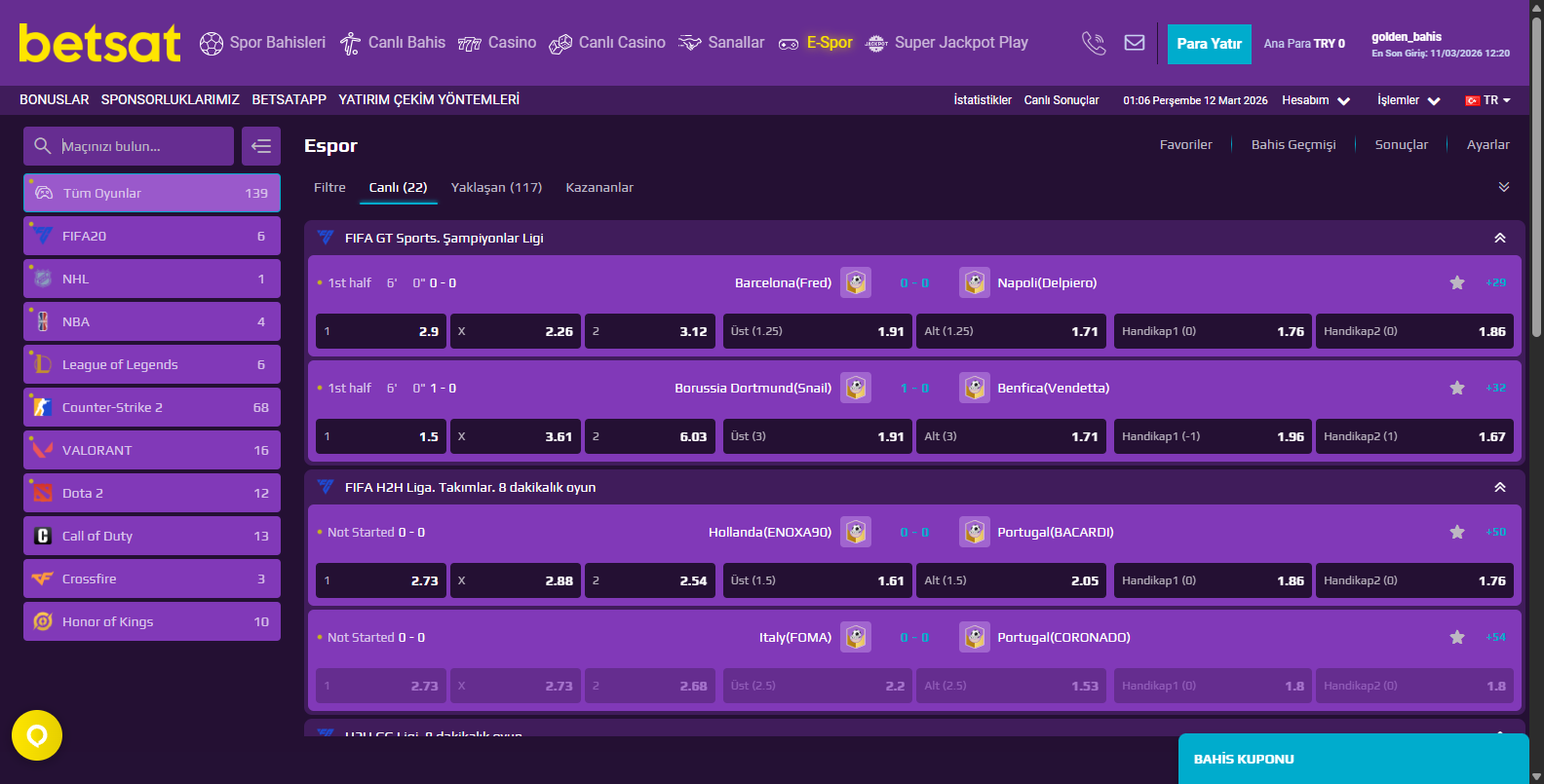 Betsat Çevrimsiz Bonus