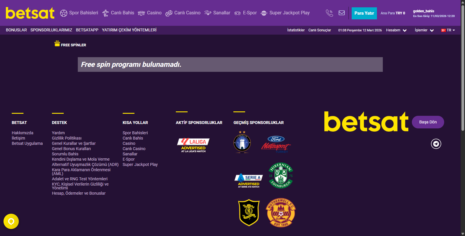 Betsat Hoş Geldin Bonusu